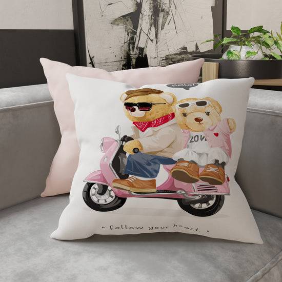 PETTI Cuscini, Copricuscini Divano, Cuscini Arredo in Stampa Digitale Teddy Vespa