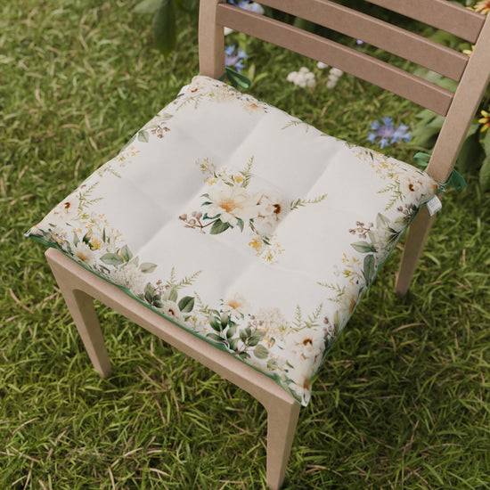 PETTI Cuscini per Sedie Coprisedia 6 Pezzi Botanical