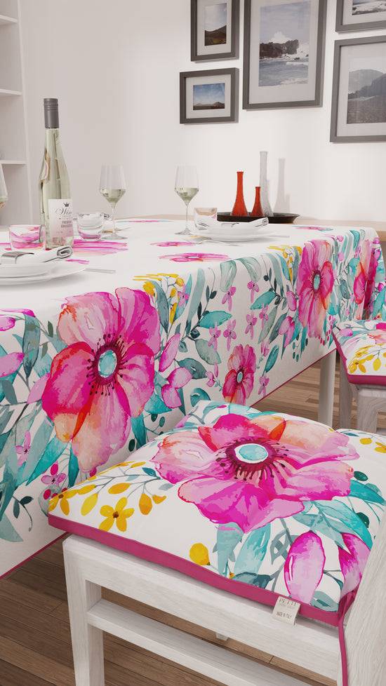 PETTI Cuscini Per Sedie Coprisedia 6 Pezzi Floreale-01