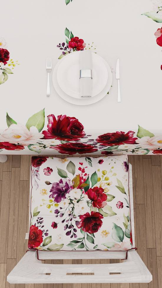 PETTI Cuscini Per Sedie Coprisedia 6 Pezzi Floreale-07