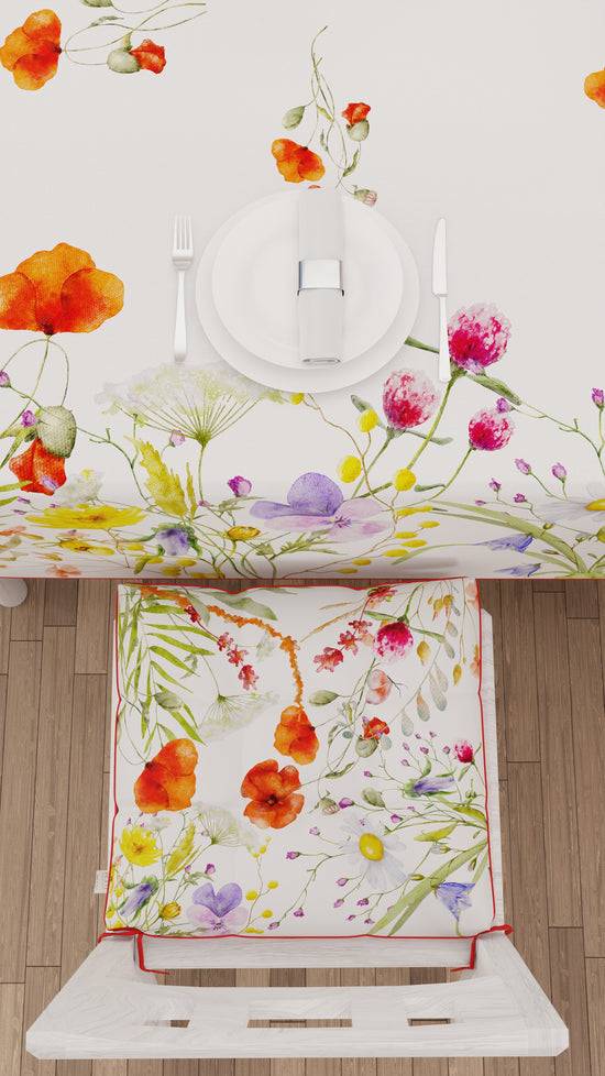 PETTI Cuscini Per Sedie Coprisedia 6 Pezzi Floreale-10