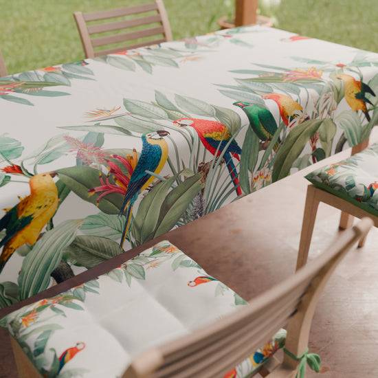 PETTI Cuscini Per Sedie Coprisedia 6 Pezzi Pappagalli