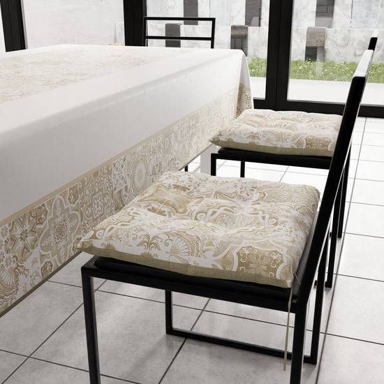 PETTI Cuscini Per Sedie Coprisedia 6 Pezzi Vietri 02 Beige