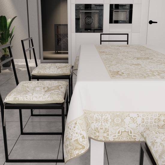 PETTI Cuscini Per Sedie Coprisedia 6 Pezzi Vietri 02 Beige