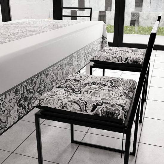 PETTI Cuscini Per Sedie Coprisedia 6 Pezzi Vietri 02 Nero