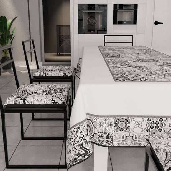 PETTI Cuscini Per Sedie Coprisedia 6 Pezzi Vietri 02 Nero