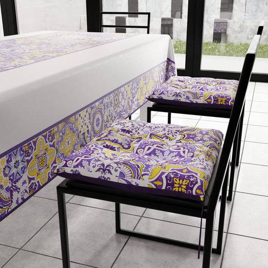 PETTI Cuscini Per Sedie Coprisedia 6 Pezzi Vietri 02 Viola