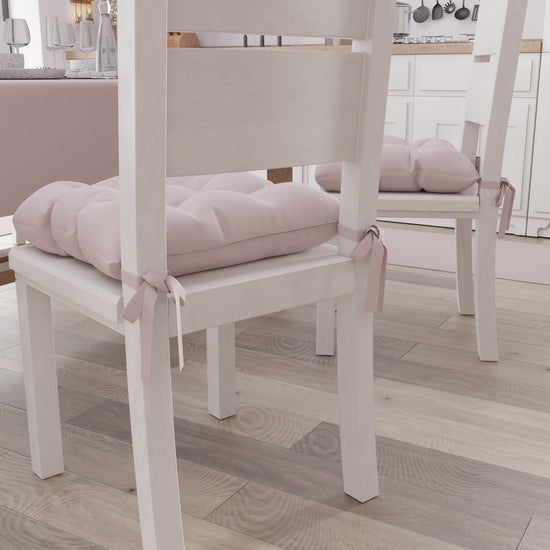 PETTI Cuscini Per Sedie Cucina, Cuscini Coprisedie 6 Pezzi Rosa