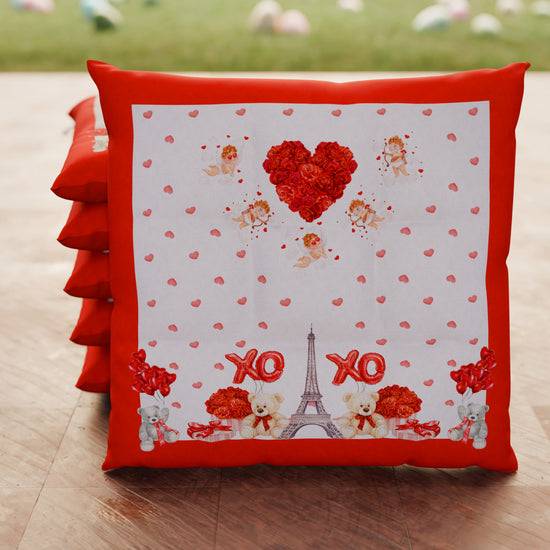 PETTI Cuscini Per Sedie San Valentino Coprisedia 6 Pezzi Amour