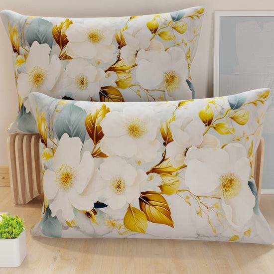 PETTI Federe Cuscini in Stampa Digitale, Flower Ceramic 01