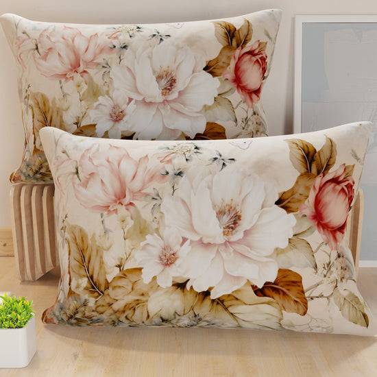 PETTI Federe Cuscini in Stampa Digitale, Vintage Flower