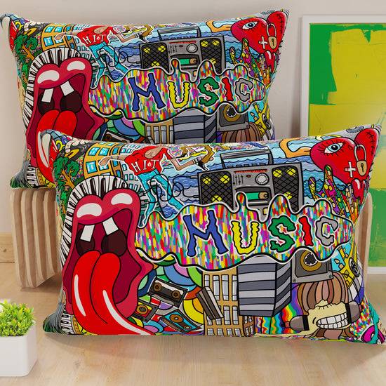 PETTI Federe, Federe Cuscini in Stampa Digitale, Murales