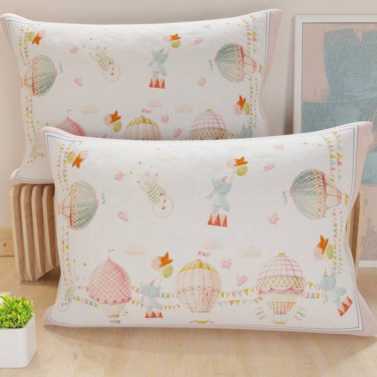 PETTI Federe, Federe Cuscini in Stampa Digitale, Party Elephants