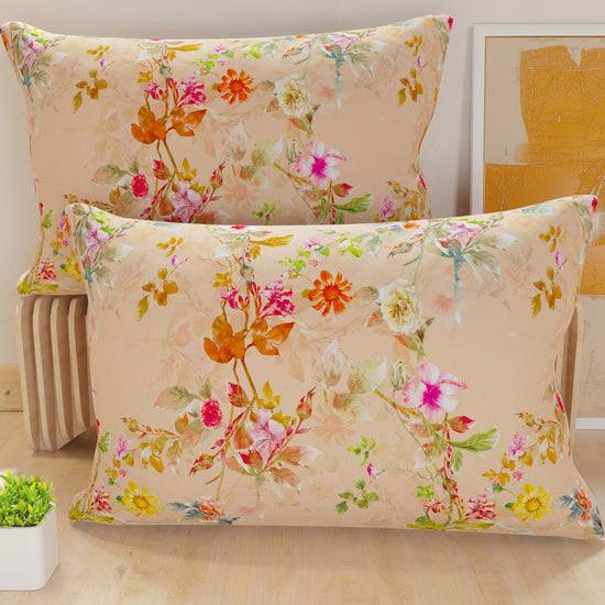 PETTI Federe, Federe Cuscini in Stampa Digitale, Spring Cipria