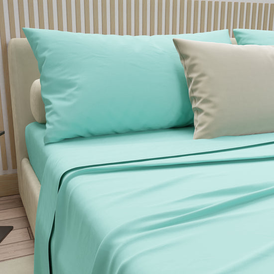 PETTI Lenzuola Matrimoniali, Singole, Una Piazza E Mezza, 100% Cotone, Tiffany