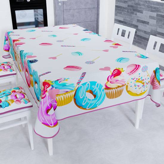 PETTI Cuscini Per Sedie Coprisedia 6 Pezzi Donuts