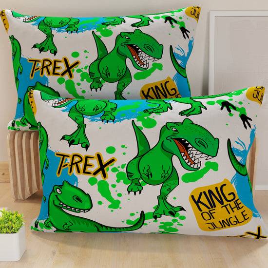 PETTI Federe Cuscini in Stampa Digitale, T-Rex