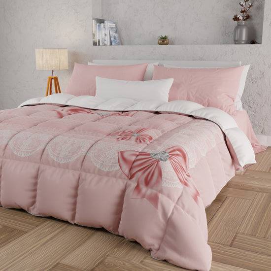 PETTI Piumone, Trapunta Matrimoniale, Singola, Piazza E Mezza, Fiocco Sissy