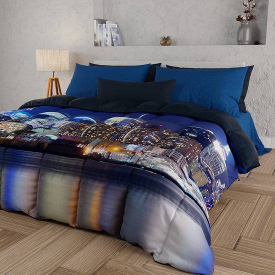 PETTI Piumone, Trapunta Matrimoniale, Singola, Piazza E Mezza, New York