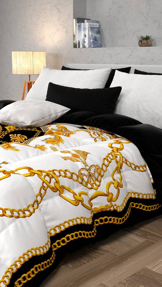 PETTI Piumone, Trapunta Matrimoniale, Singola, Piazza E Mezza, Catene