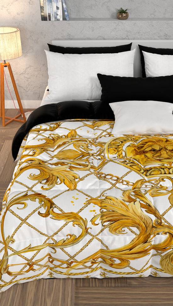 PETTI Piumone, Trapunta Matrimoniale, Singola, Piazza E Mezza, Leone Bianco