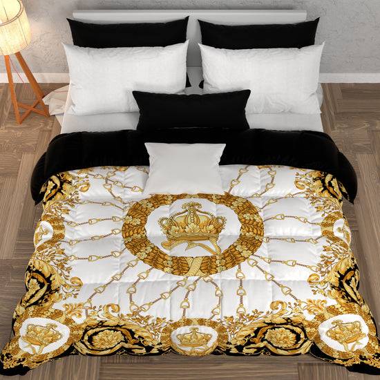 PETTI Piumone, Trapunta Matrimoniale, Singola, Piazza E Mezza, Corona