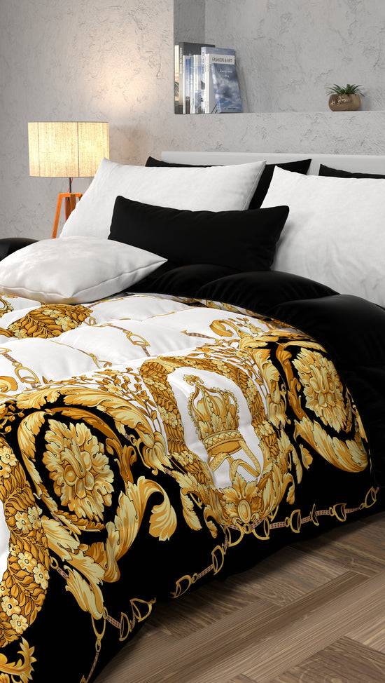 PETTI Piumone, Trapunta Matrimoniale, Singola, Piazza E Mezza, Corona