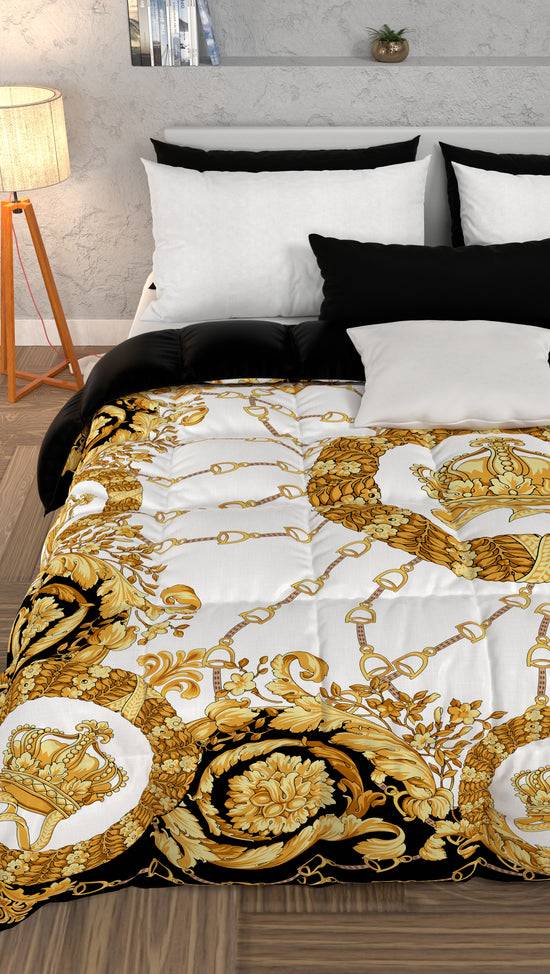 PETTI Piumone, Trapunta Matrimoniale, Singola, Piazza E Mezza, Corona