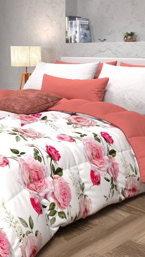 PETTI Piumone, Trapunta Matrimoniale, Singola, Piazza E Mezza, Floreale 20 00