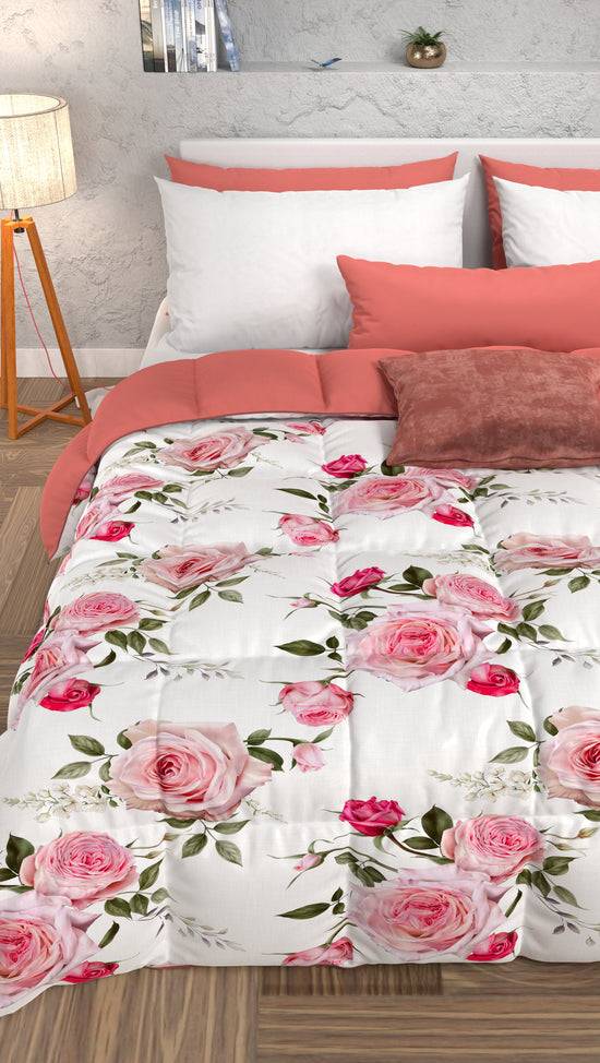 PETTI Piumone, Trapunta Matrimoniale, Singola, Piazza E Mezza, Floreale 20 00