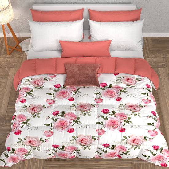 PETTI Piumone, Trapunta Matrimoniale, Singola, Piazza E Mezza, Floreale 20 00