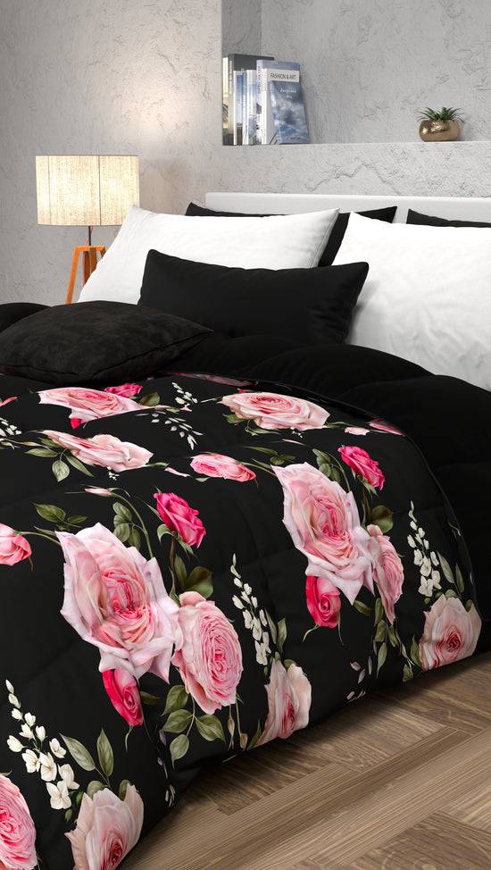 PETTI Piumone, Trapunta Matrimoniale, Singola, Piazza E Mezza, Floreale 20 01