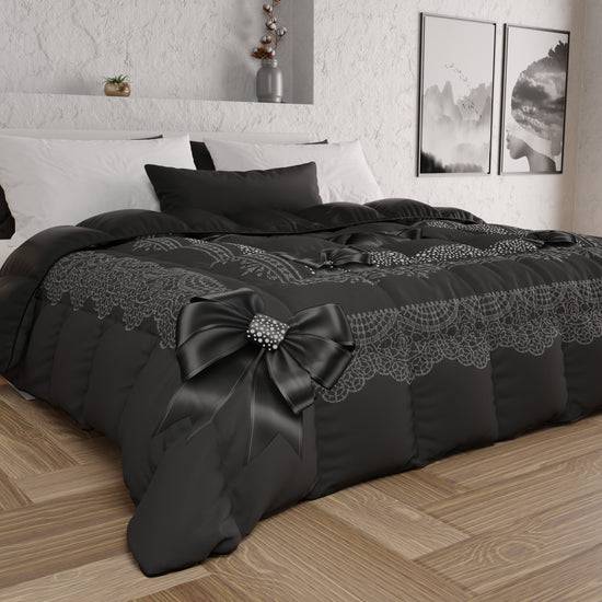 PETTI Piumone, Trapunta Matrimoniale, Singola, Piazza E Mezza, Fiocco Diamanti