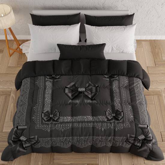 PETTI Piumone, Trapunta Matrimoniale, Singola, Piazza E Mezza, Fiocco Diamanti