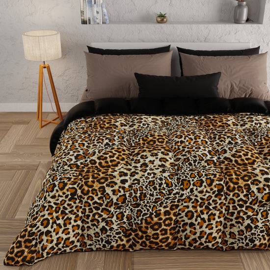 PETTI Piumone, Trapunta Matrimoniale, Singola, Piazza e Mezza Animalier Maculato