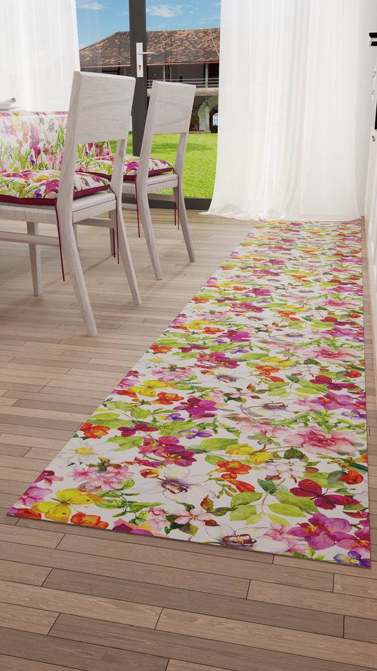 PETTI Tappeto Cucina Antiscivolo Passatoia Cucina Lavabile, Cucina Farfalle