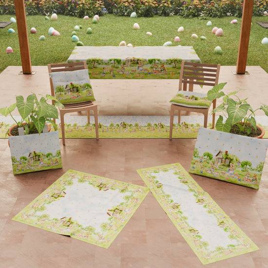 PETTI Tappeto Cucina Pasqua Antiscivolo Passatoia Pasqua Cucina Lavabile PicNic