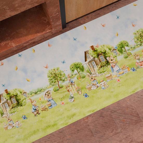 PETTI Tappeto Cucina Pasqua Antiscivolo Passatoia Pasqua Cucina lavabile PicNic