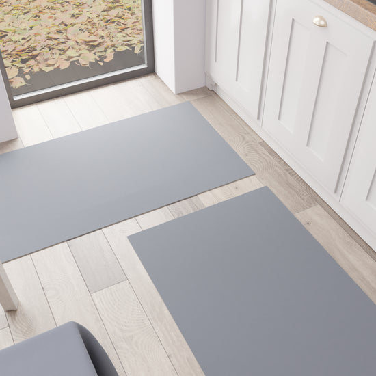PETTI Tappeto Cucina Passatoia Cucina Tinta Unita Grigio