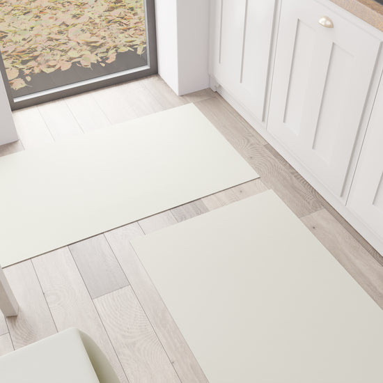 PETTI Tappeto Cucina Passatoia Cucina Tinta Unita Panna