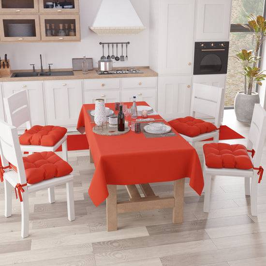 PETTI Tappeto Cucina Passatoia Cucina Tinta Unita Rosso