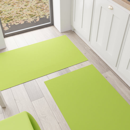PETTI Tappeto Cucina, Passatoia Cucina, Tinta Unita Verde Chiaro