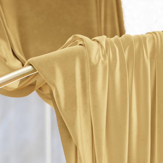 PETTI Tenda A Pannello In Velluto Per Interni Con Anelli, 140x280 Cm, Oro