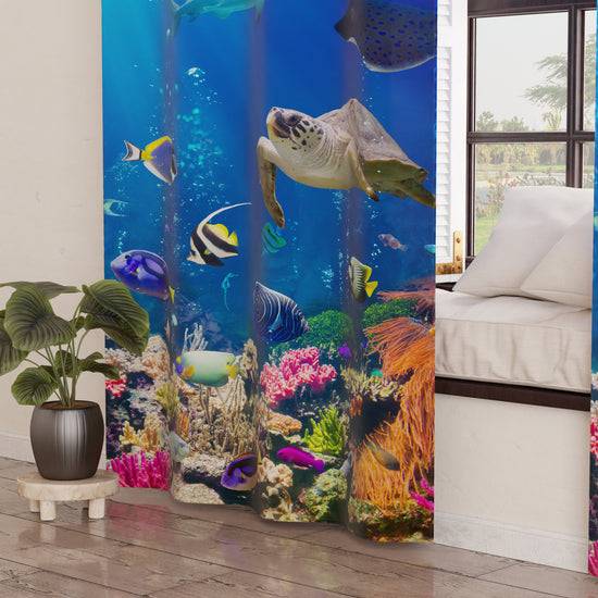 PETTI Tenda Arredo Da Interno A Pannelli Con Anelli Acquario