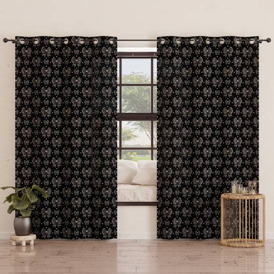 PETTI Tenda Arredo da Interno a Pannelli con Anelli Fiocco Diamanti