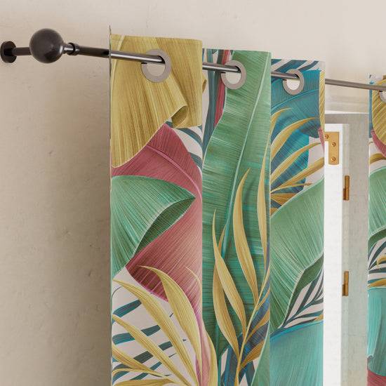 PETTI Tenda Arredo Da Interno A Pannelli Con Anelli Tropical Multicolor