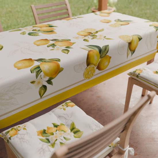 PETTI Tovaglia Da Tavola Antimacchia, Copritavolo Da Cucina Lemon 02