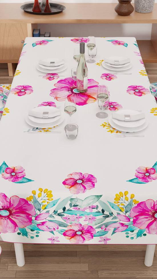 PETTI Tovaglia Da Tavola Antimacchia, Copritavolo Da Cucina, Floreale-01