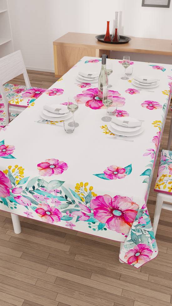 PETTI Tovaglia Da Tavola Antimacchia, Copritavolo Da Cucina, Floreale-01