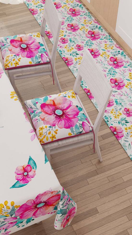 PETTI Tovaglia Da Tavola Antimacchia, Copritavolo Da Cucina, Floreale-01